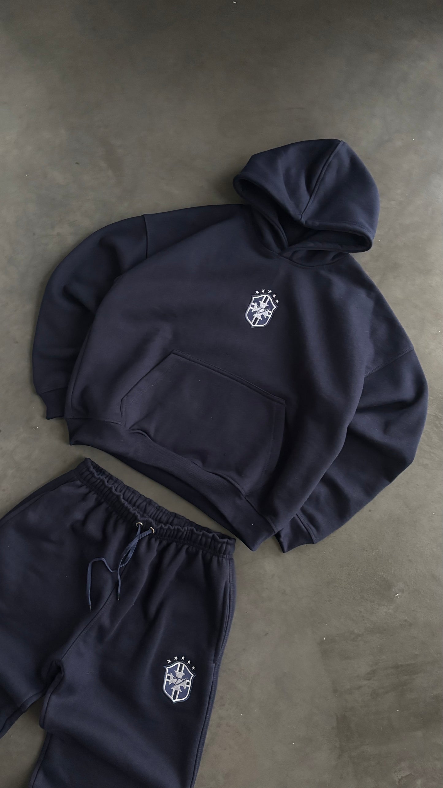 Temps navy Brazil hoodie