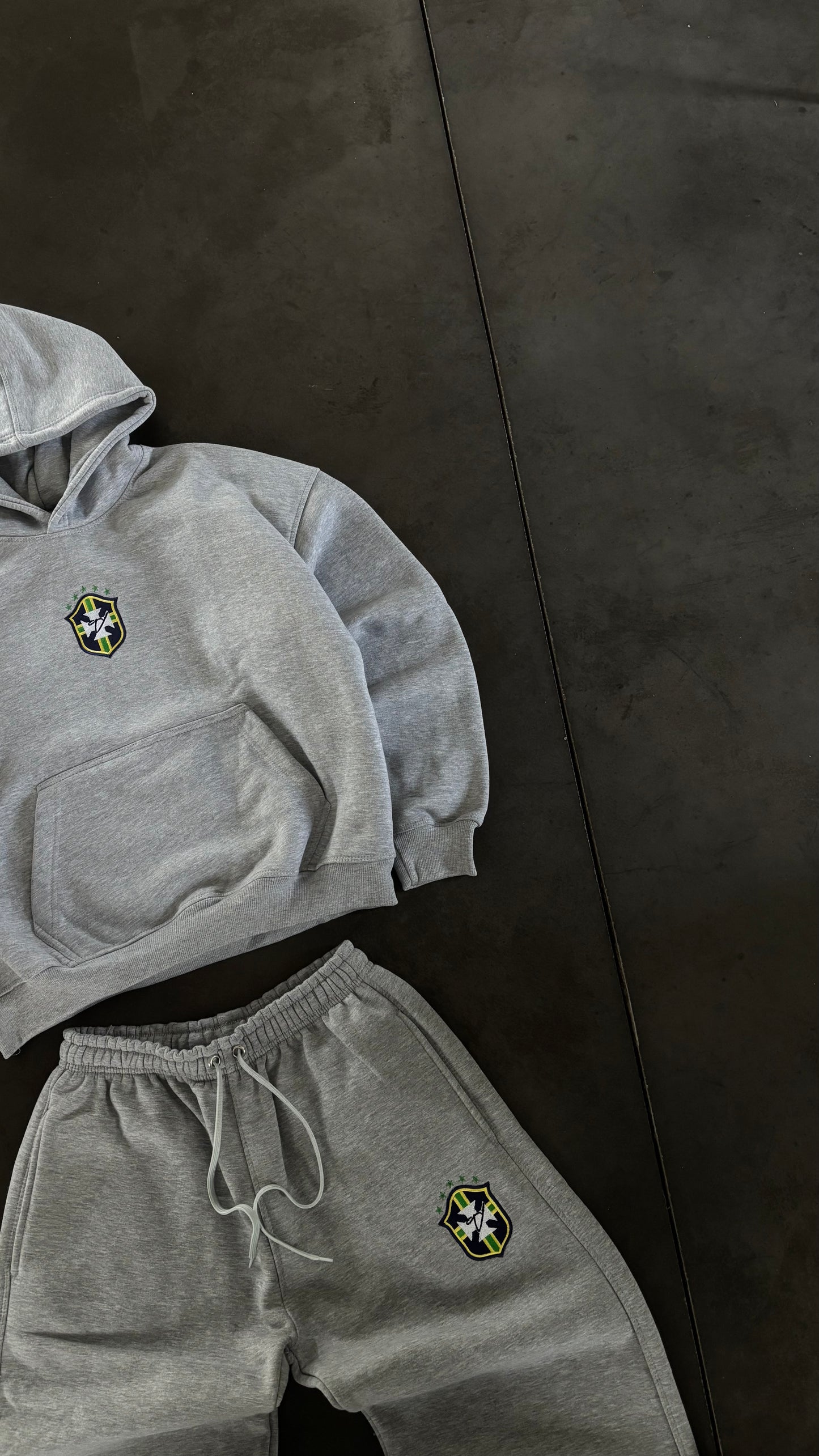 Temps grey Brazilian hoodie