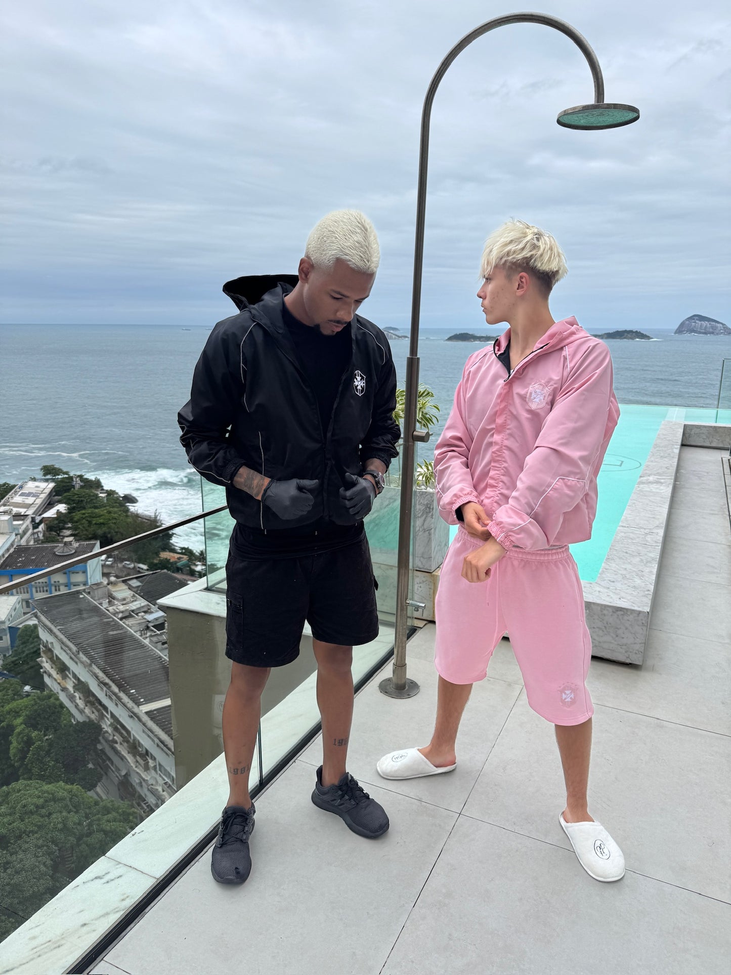 Temps Brazil pink windbreaker
