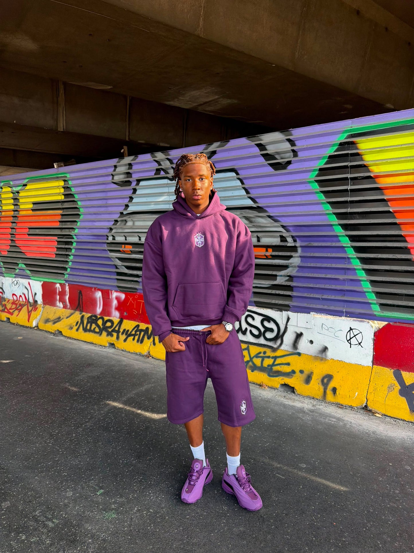 Temps Brazil Purple Shorts
