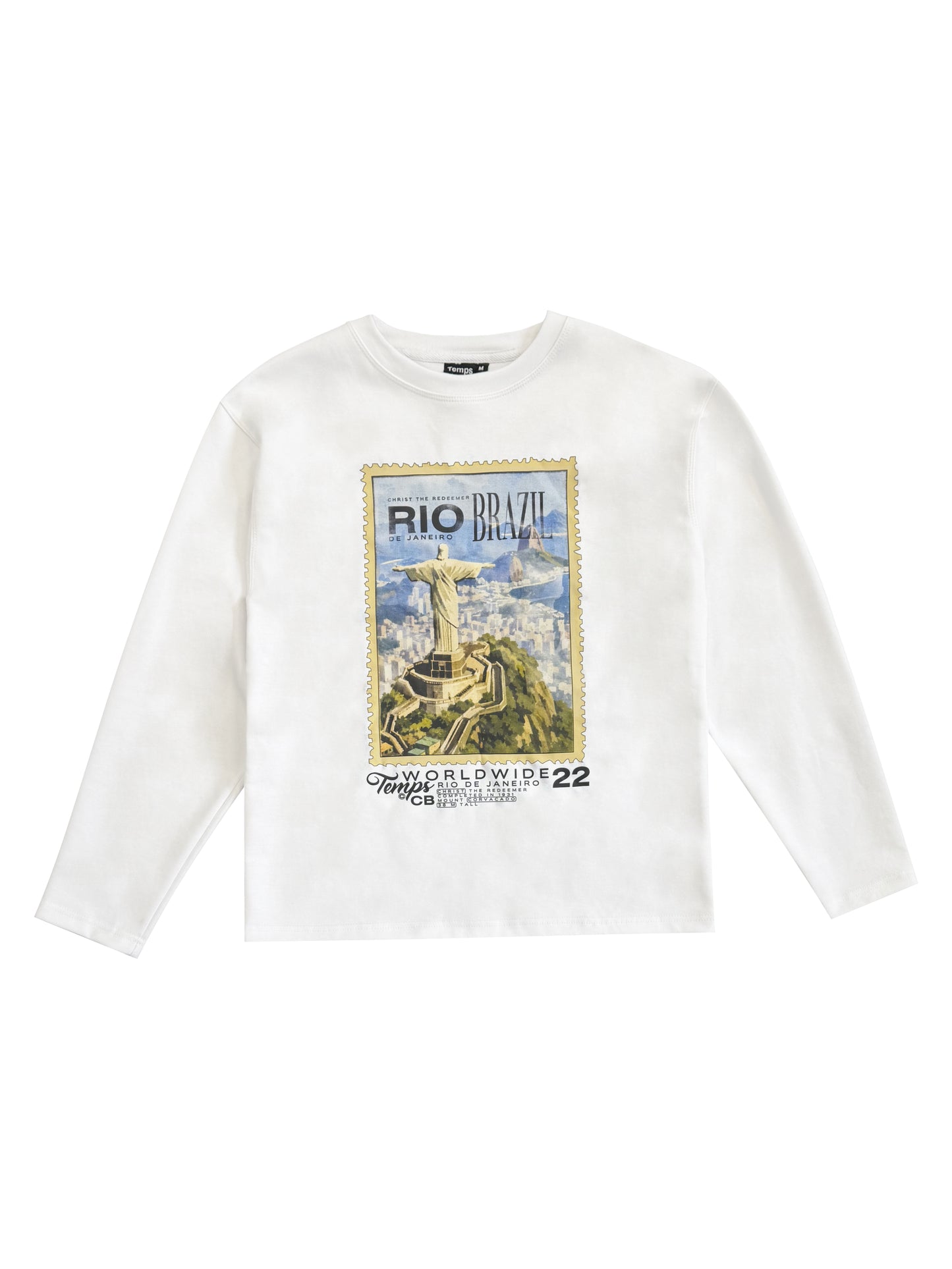 Temps Rio stamp longsleeve
