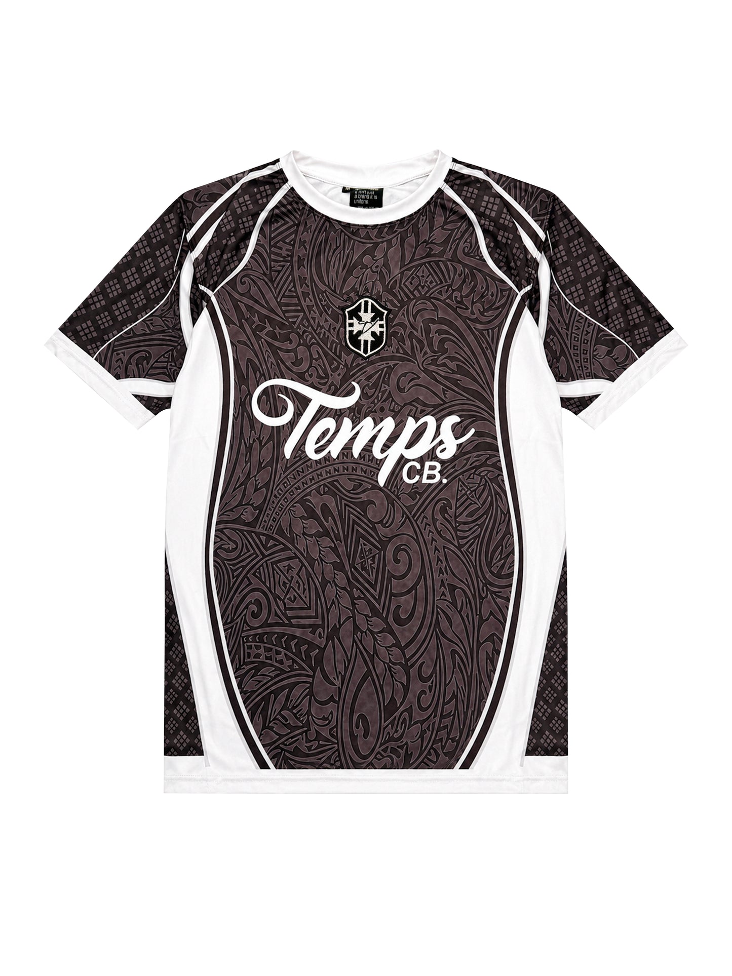 Temps Brazil jersey Black/white