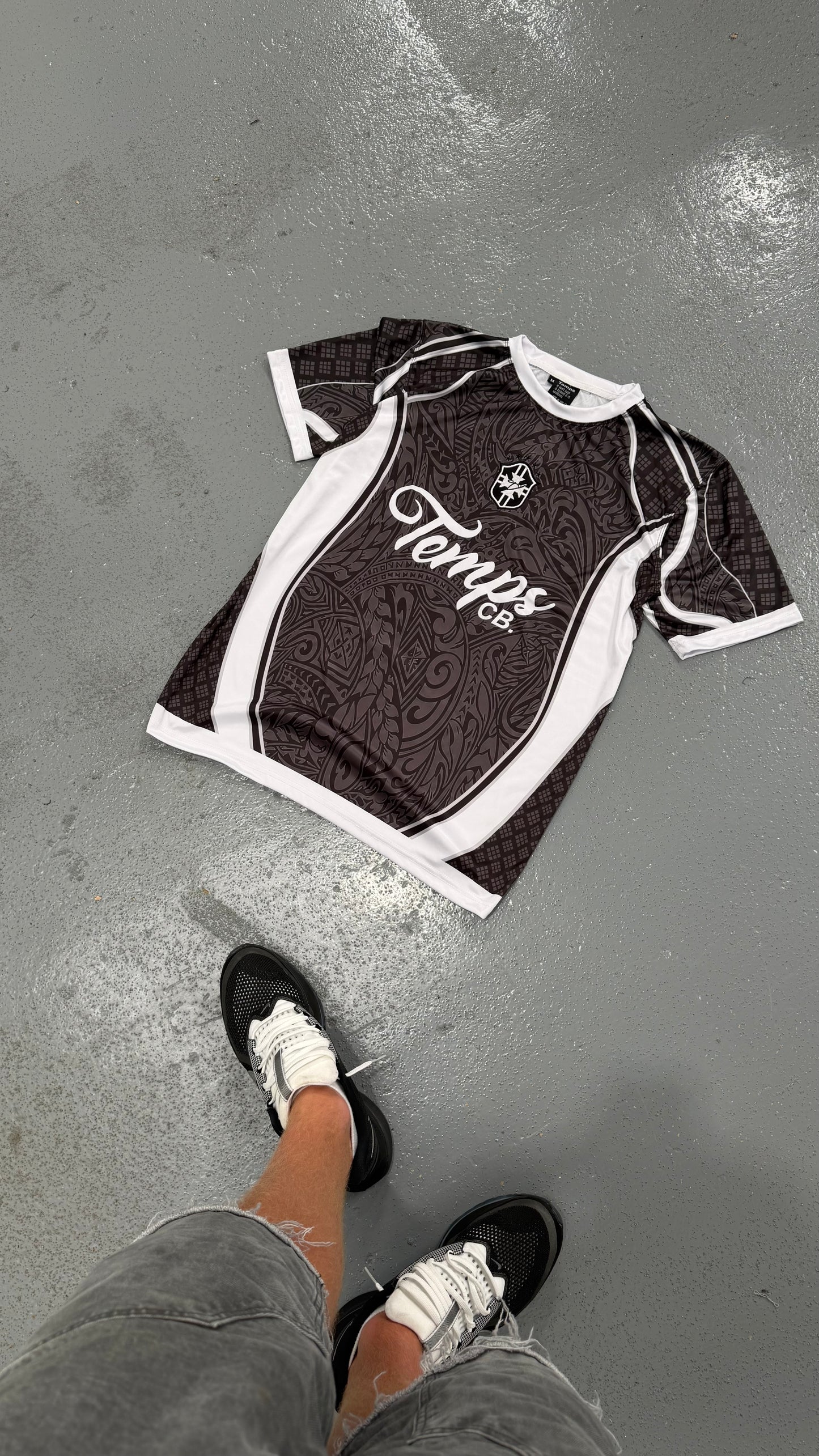 Temps Brazil jersey Black/white