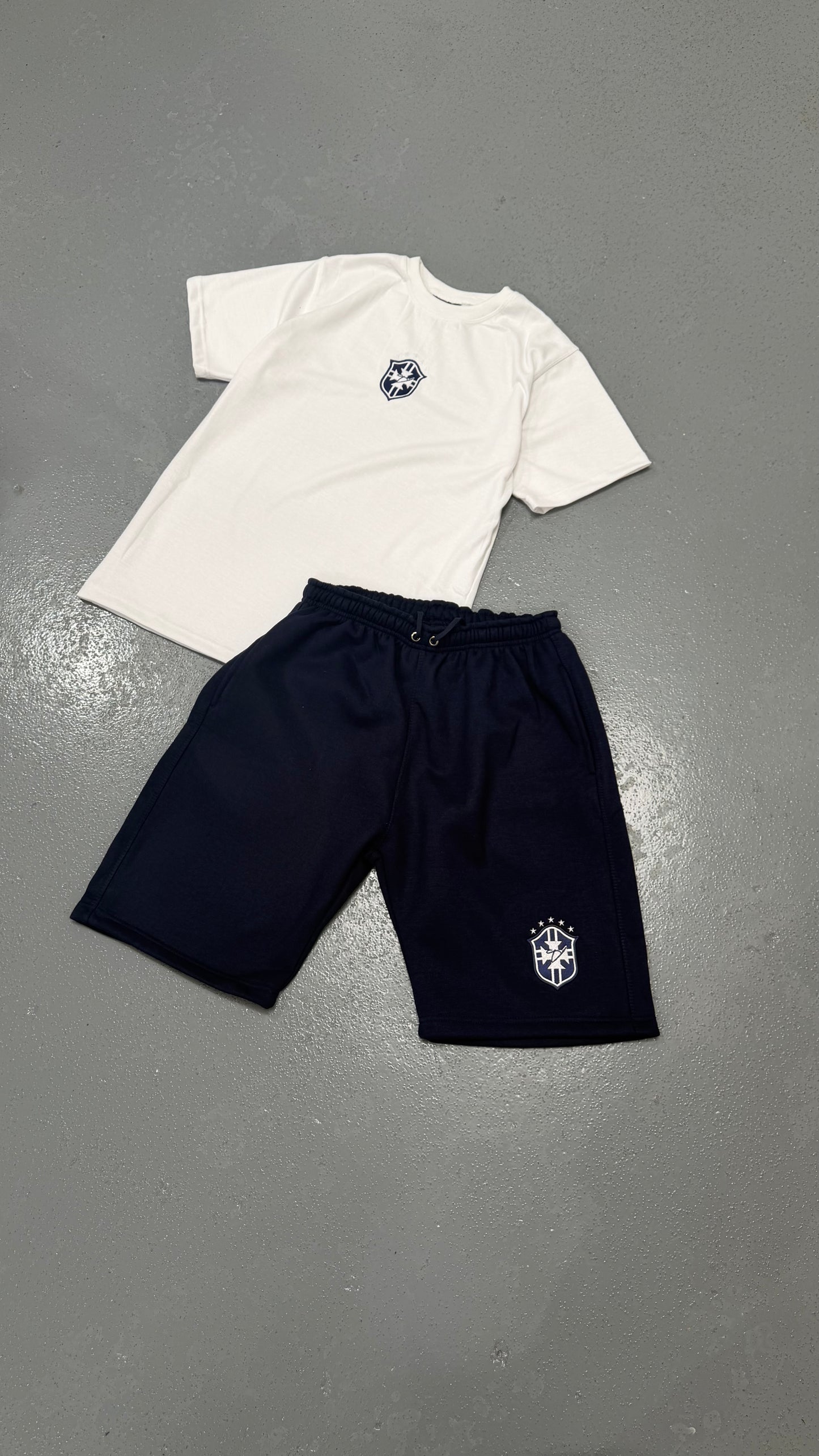 Temps Brazil Navy/White Tshirt
