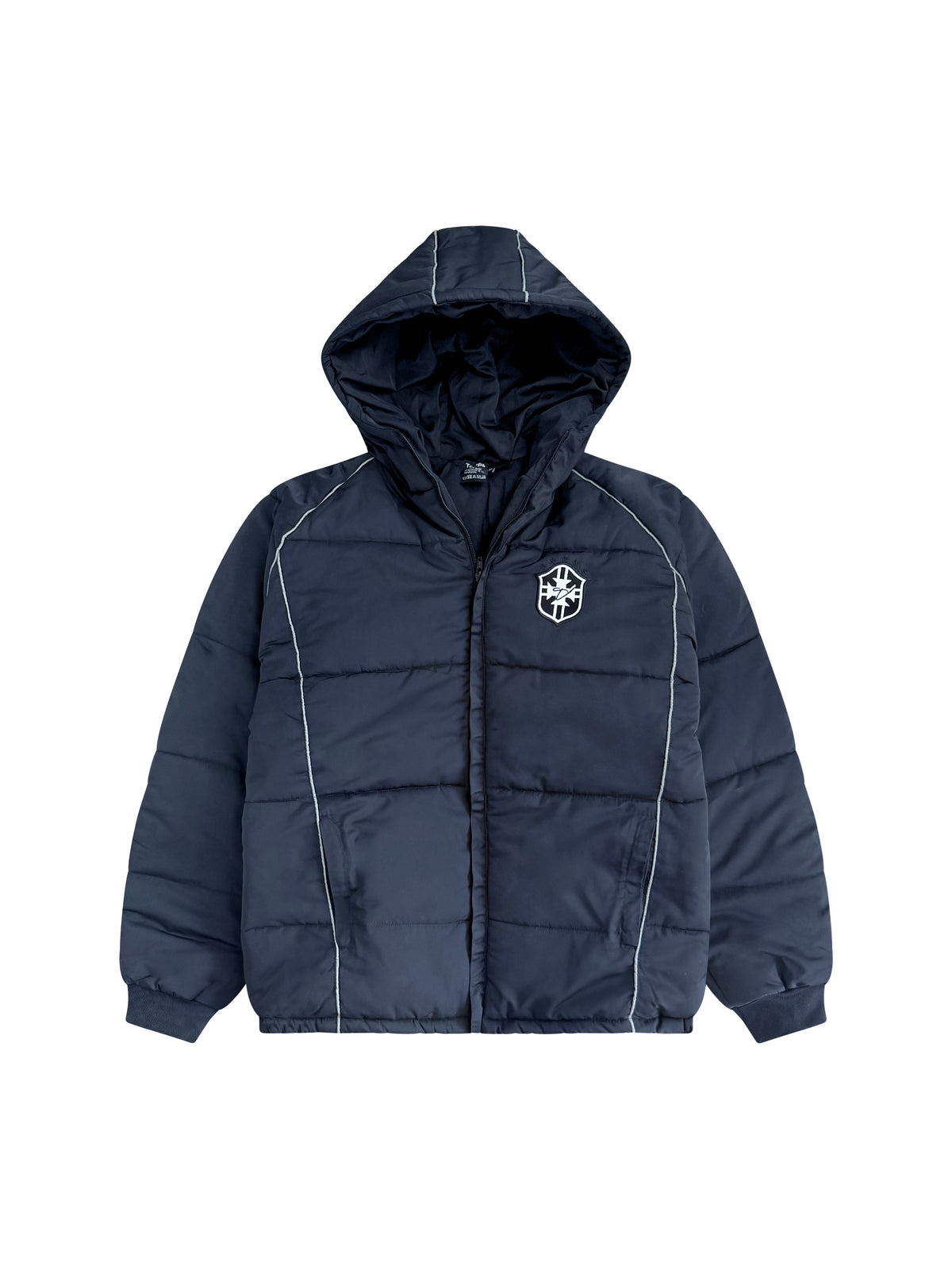 Temps black Brazil puffer coat