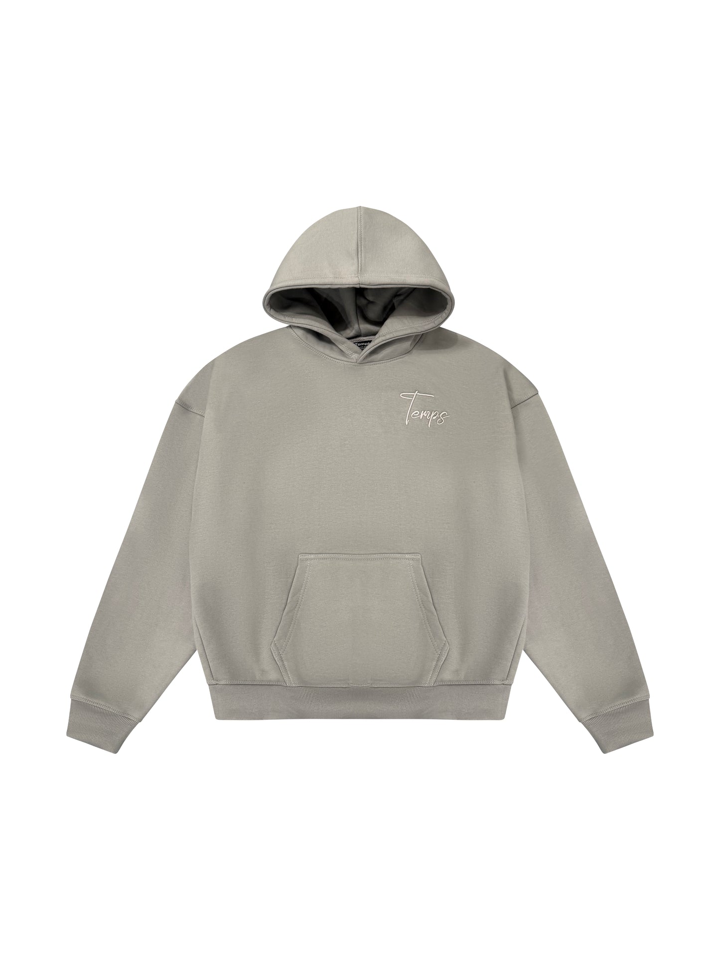 Temps Stone grey hoodie