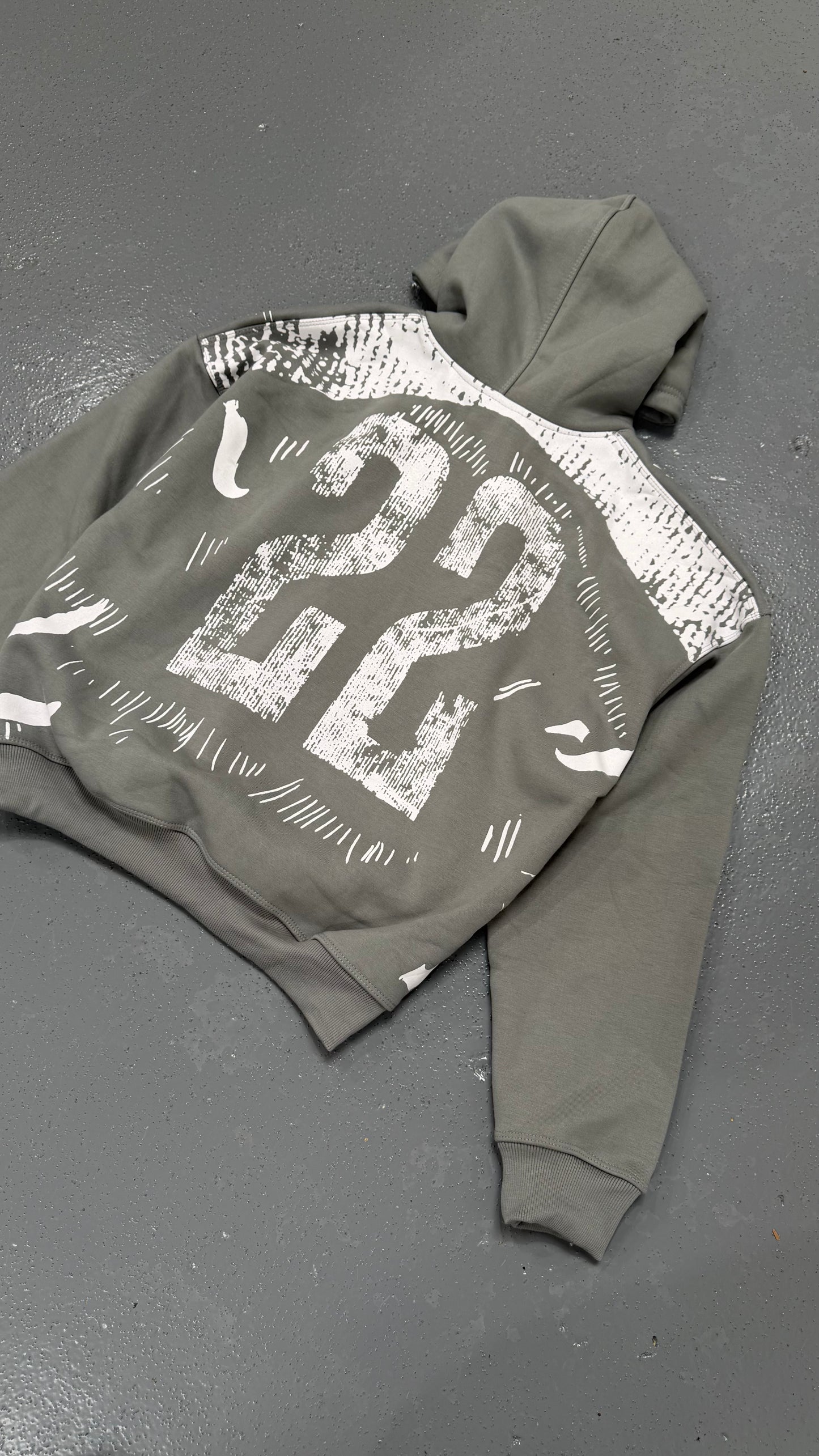 Temps Stone grey 22 Brazil hoodie