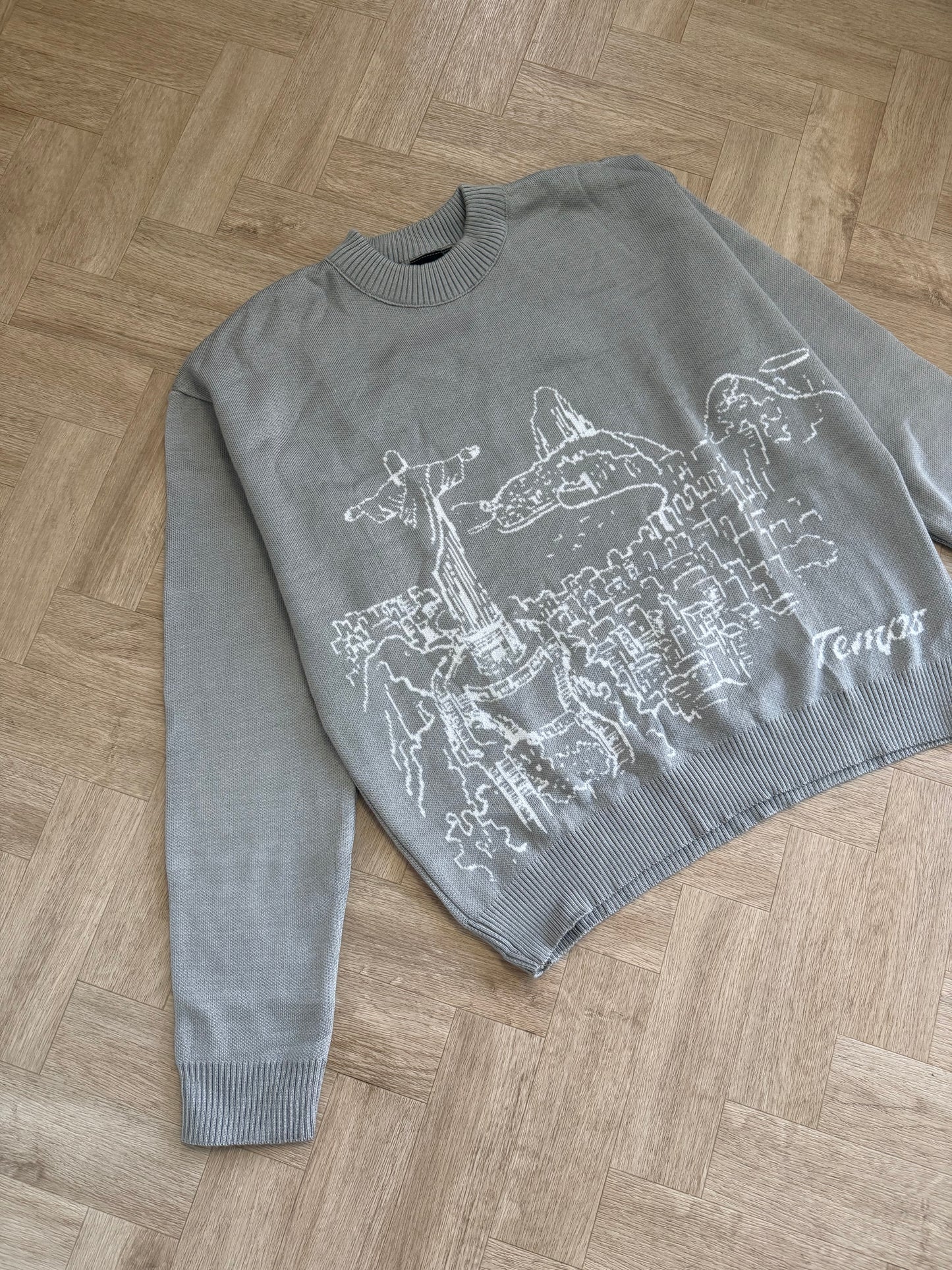 Temps knit grey