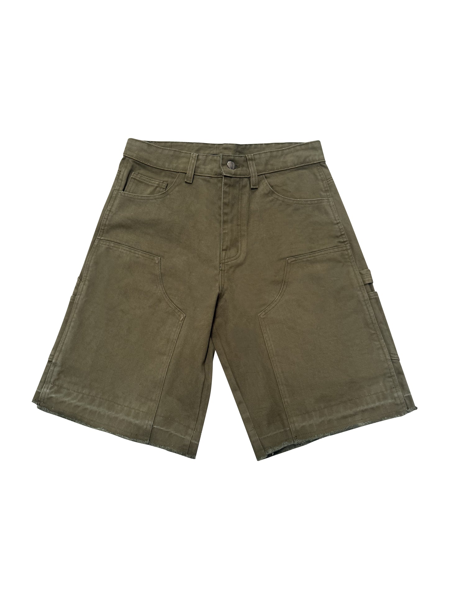 Temps khaki denim shorts