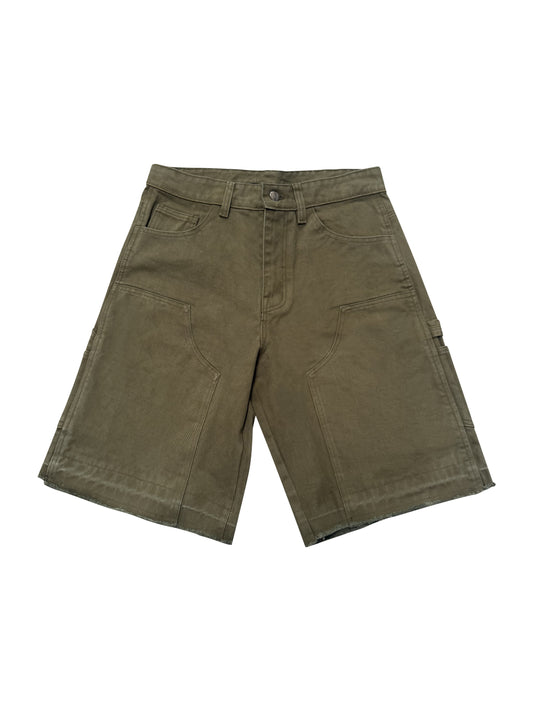 Temps khaki denim shorts