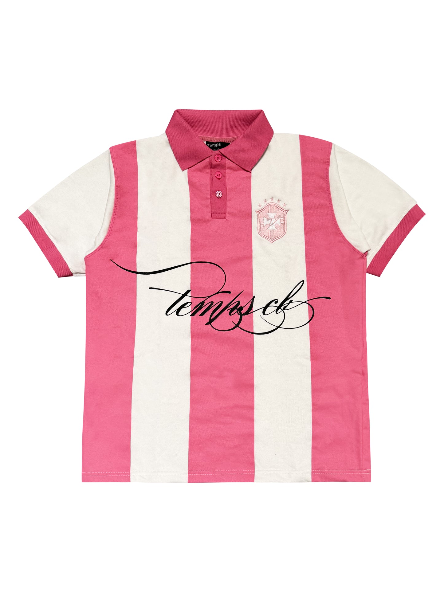 Temps Brazil pink polo