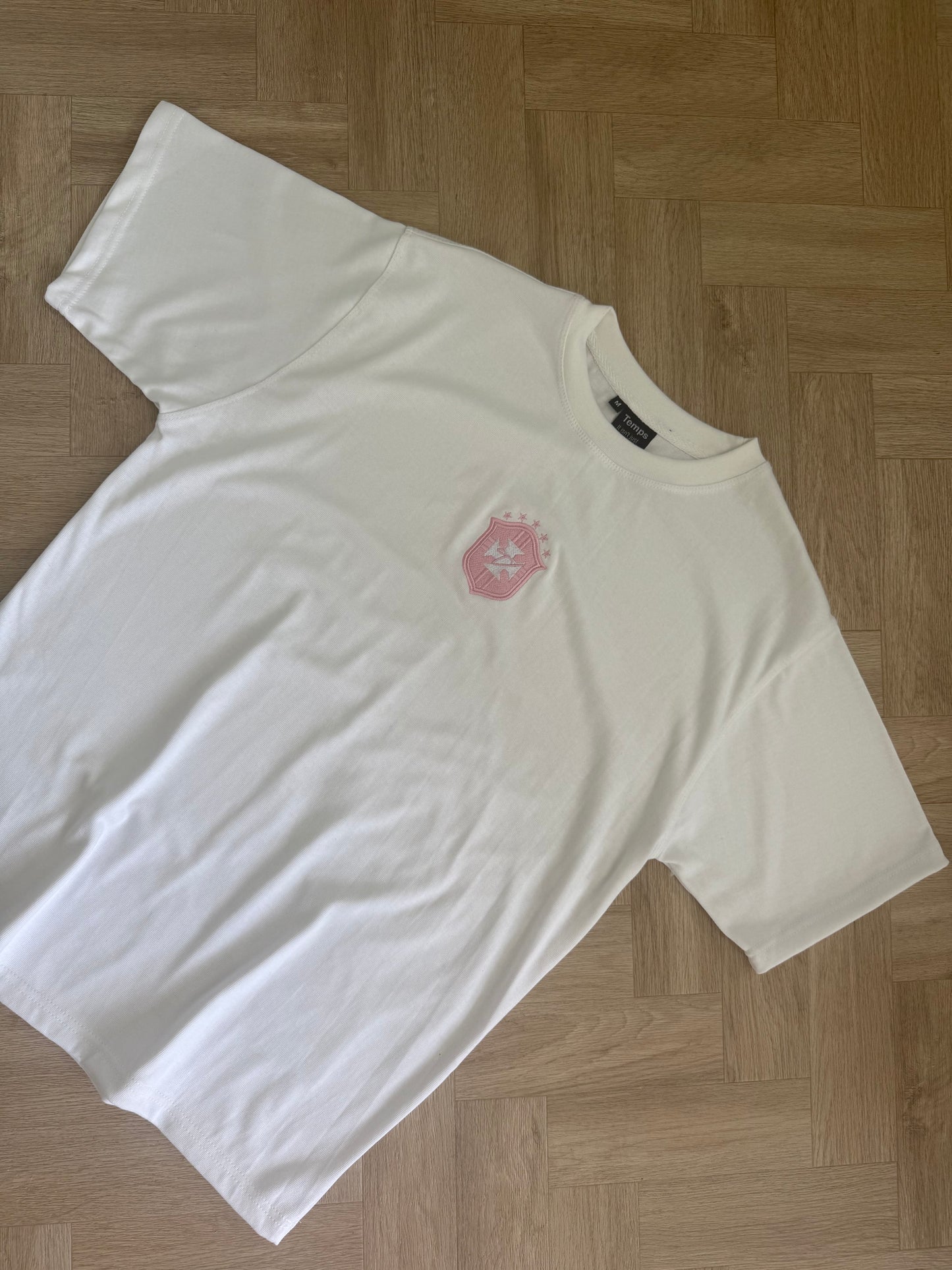 Temps Brazil pink/white tshirt