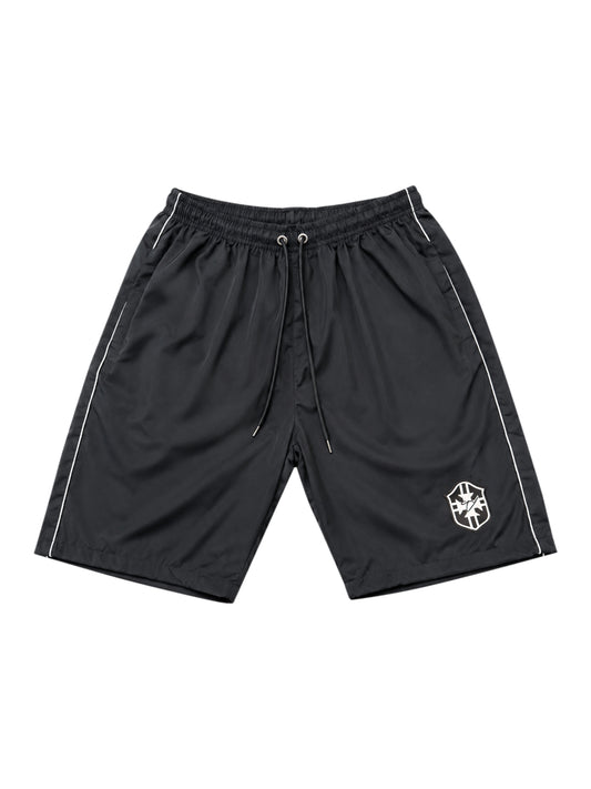 Temps Brazil black windbreaker shorts