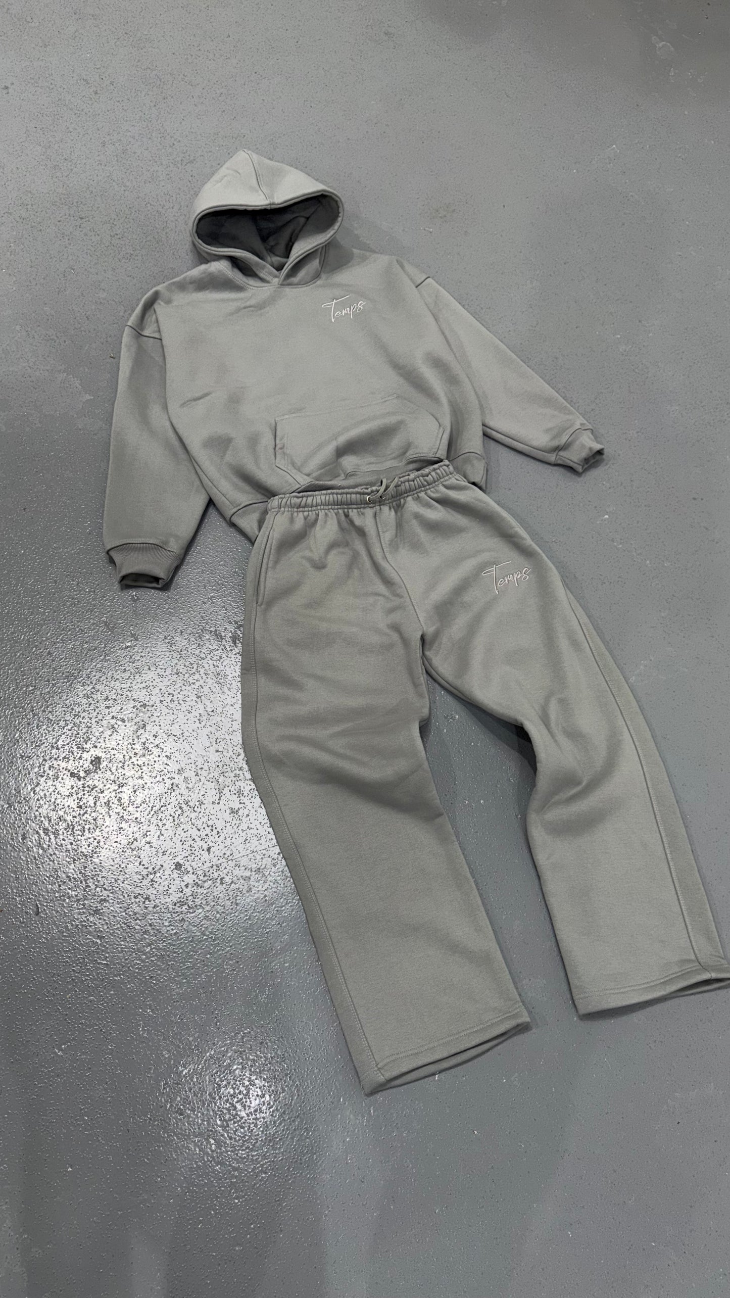 Temps Stone grey joggers