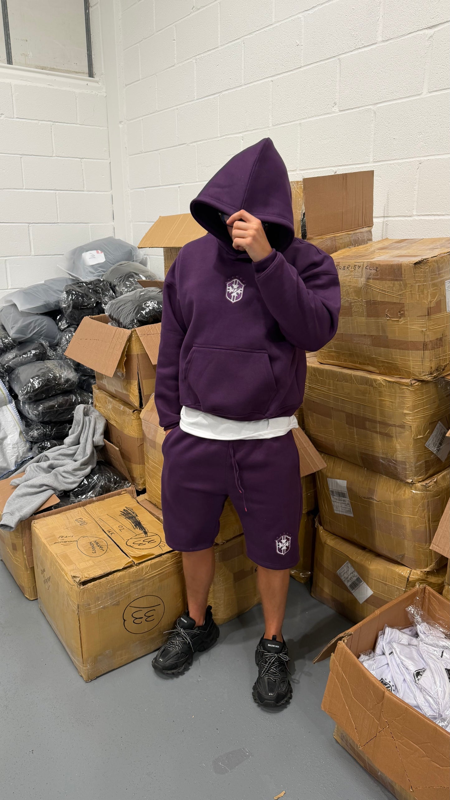 Temps Brazil Purple hoodie