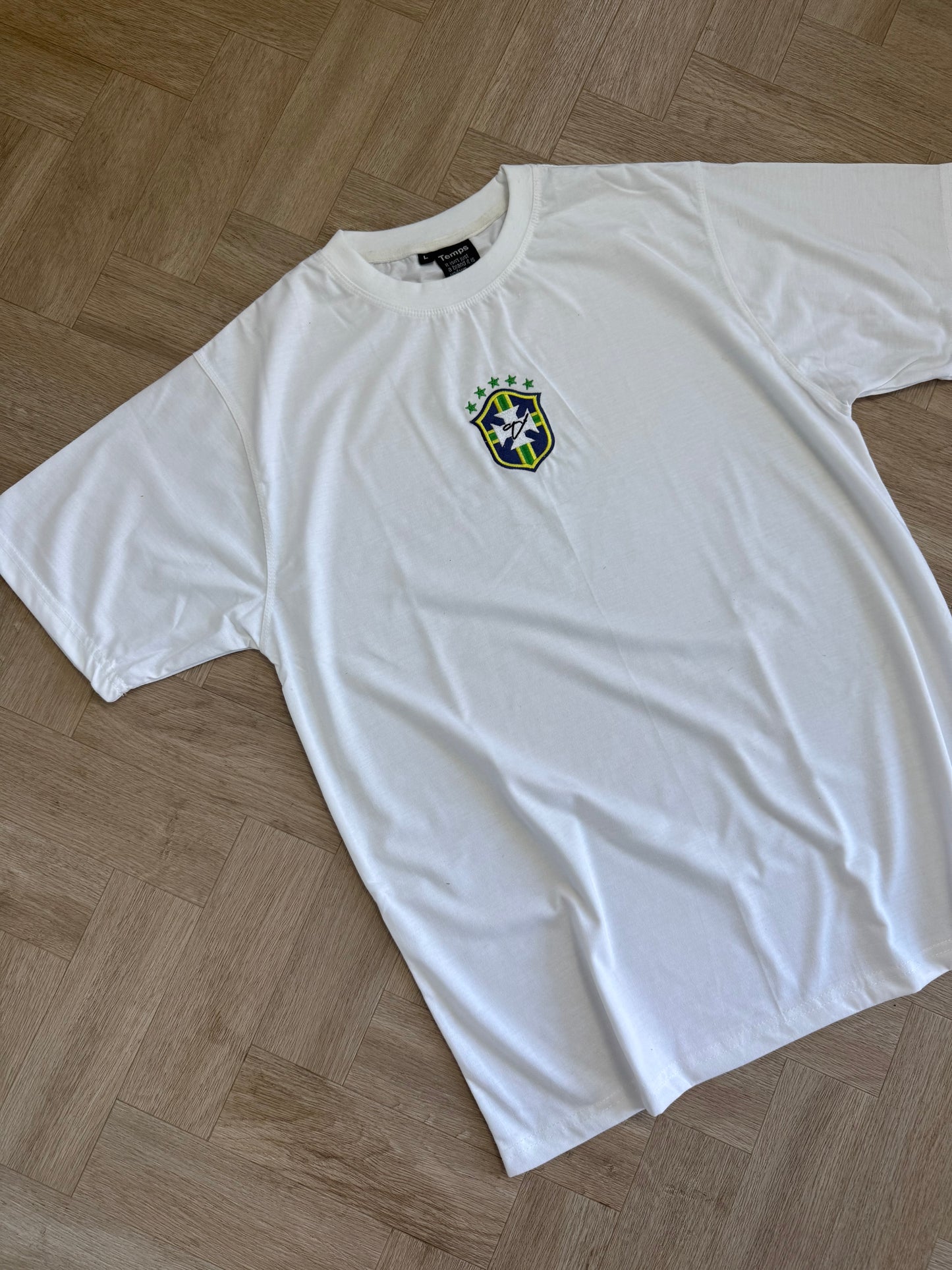 Temps Brazil original white tshirt