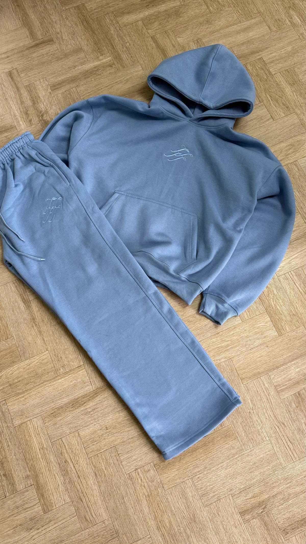 Temps sky blue hoodie