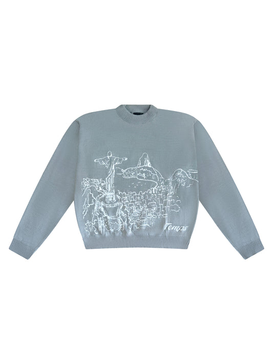 Temps knit grey